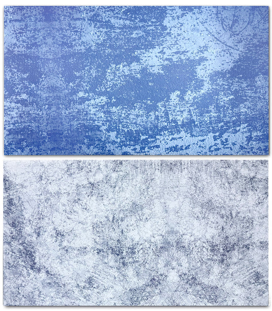 3D Double sided Blue cement texture Photographt backdrop (#8839)