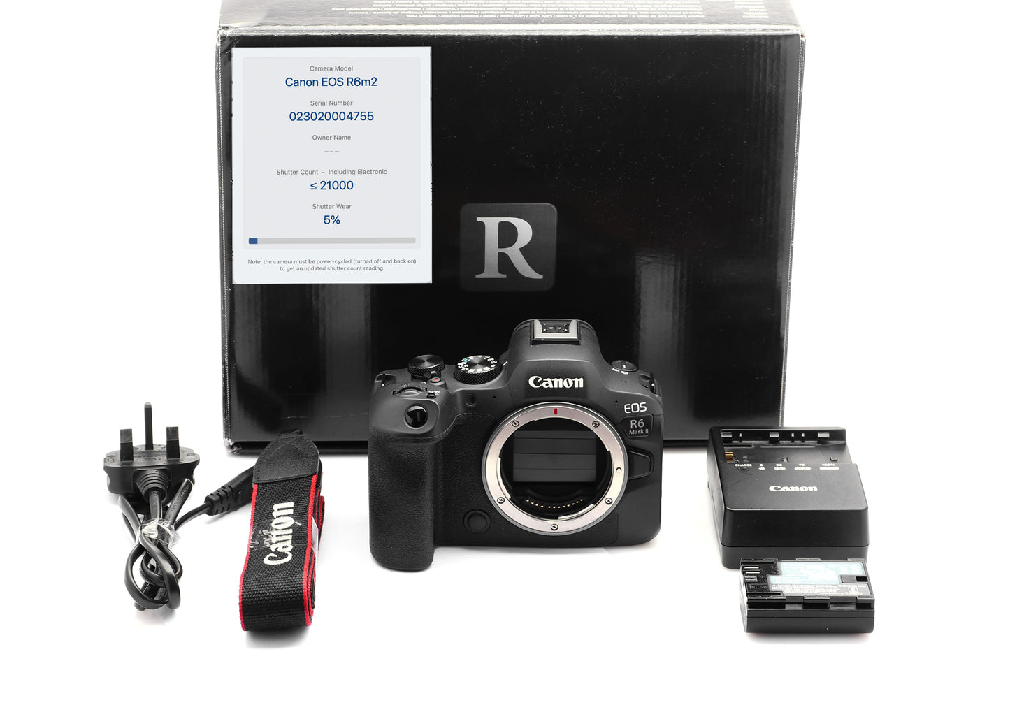 Used Canon R6 Mark 2 Mirrorless Camera Body