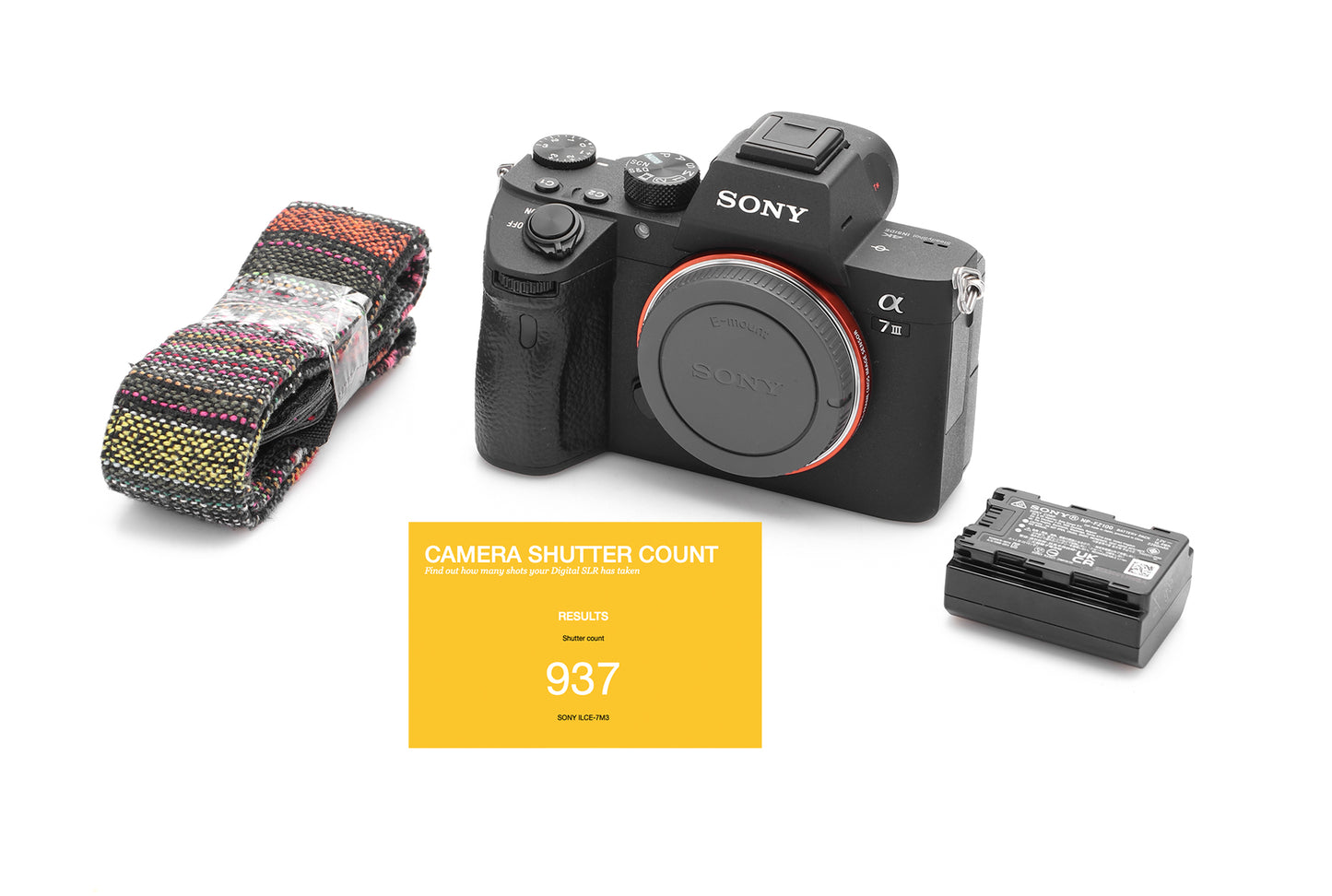 Used Sony A7 iii  Mirrorless camera