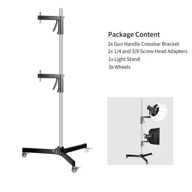 Wheels Folding Stand For Studio Light